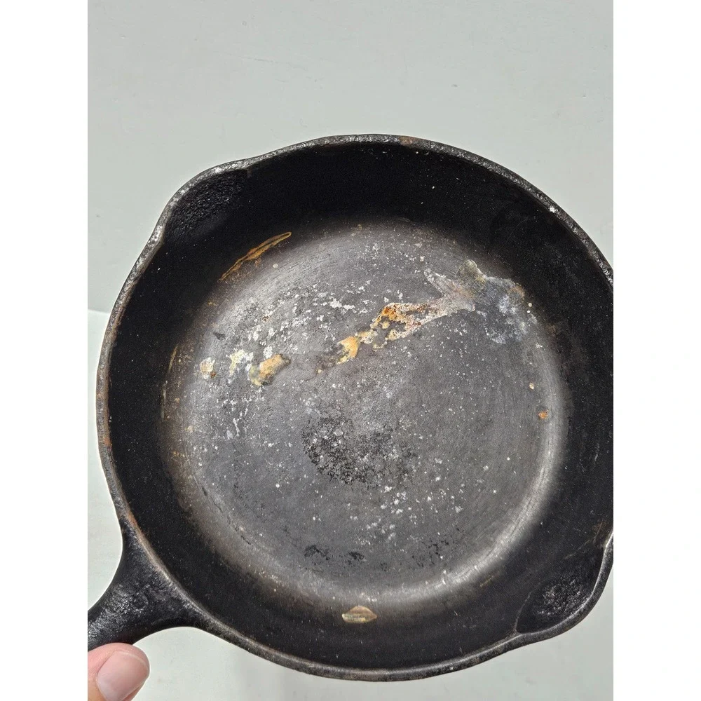 Vintage Wagner Ware Sidney O 1055H Cast Iron Skillet Pan Black 8 Inch